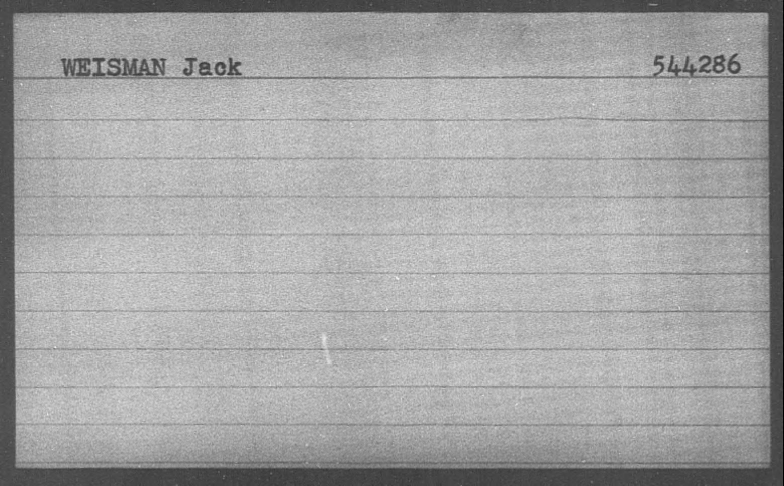Jack Weisman