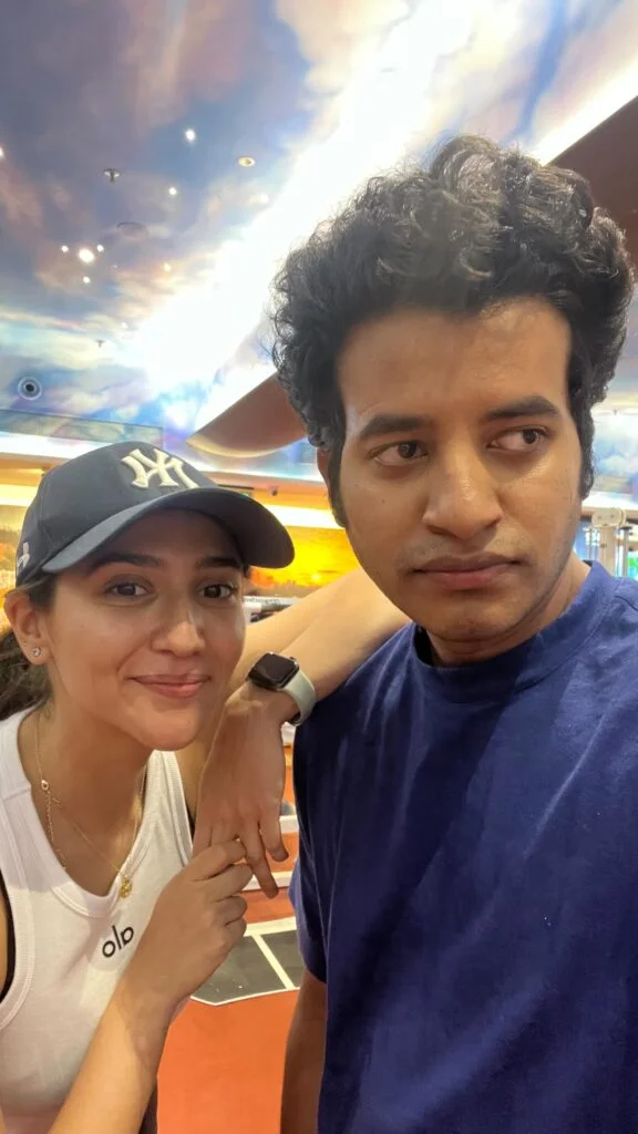 Aaditya Kulshreshth (Kullu) With Sahiba Bali